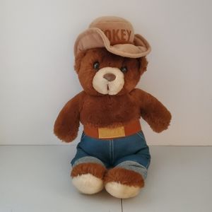 1985 SMOKEY The Bear 1985 Stuffed Teddy Plush 13" Three Bears Inc No Tags